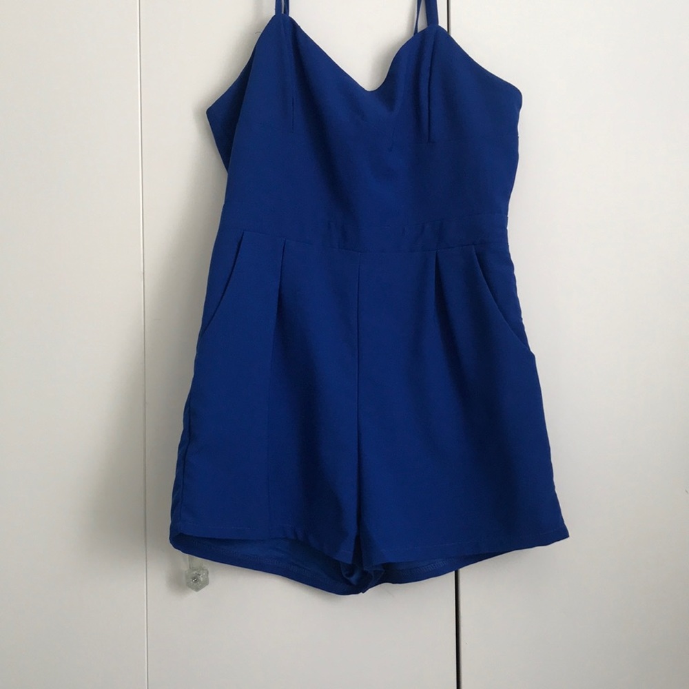 Blue romper